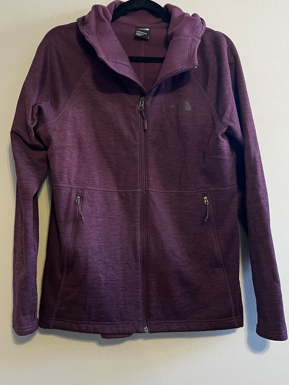 The North Face Canyonlands Full-Zip Fleece Hoodie Jacket Purple - Women’s Large